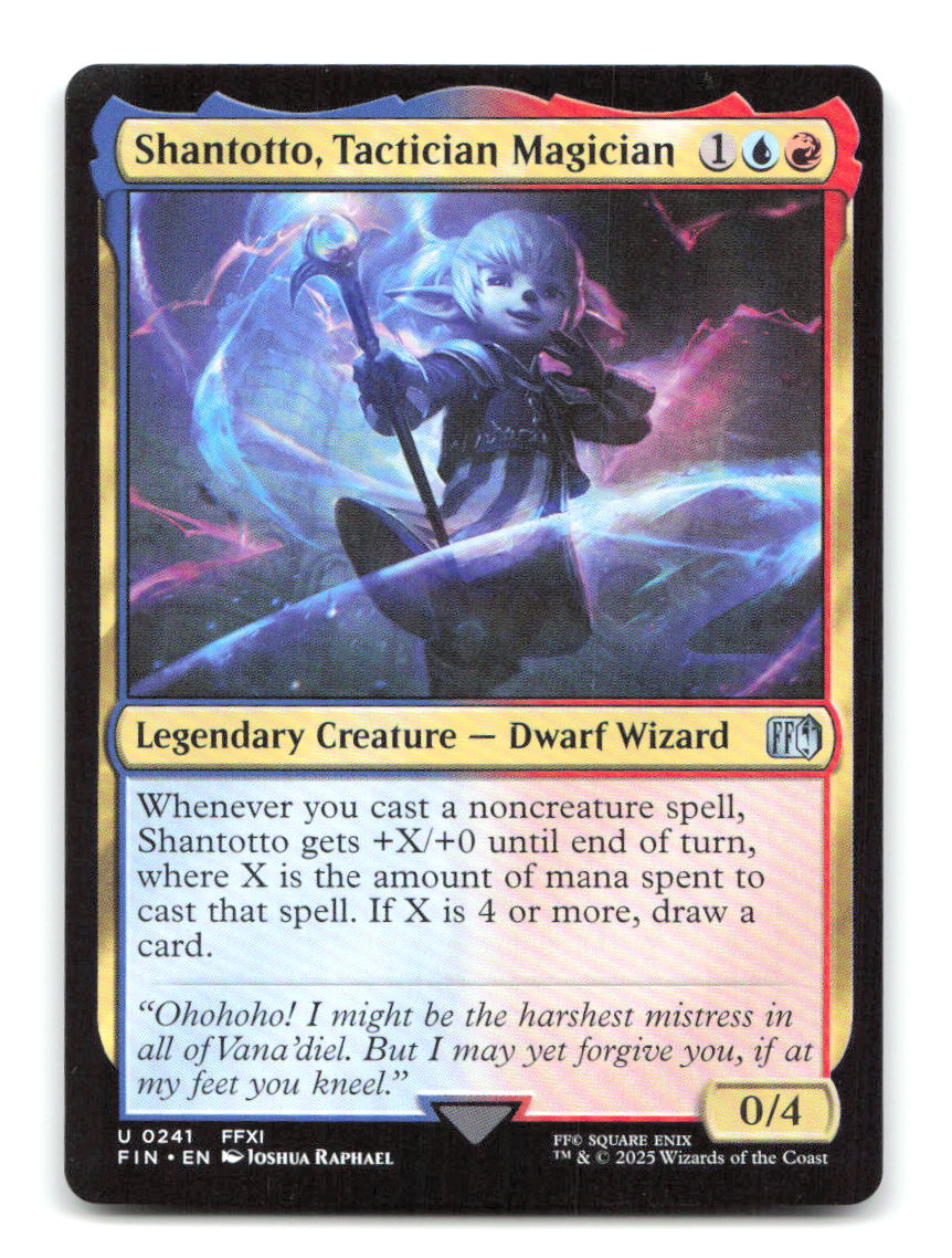 Shantotto, Tactician Magician 241 UC FINAL FANTASY Magic: The Gathering NM
