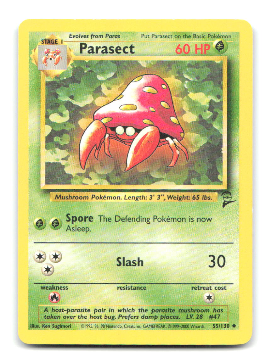 Parasect 55/130 B2 Pokemon HP