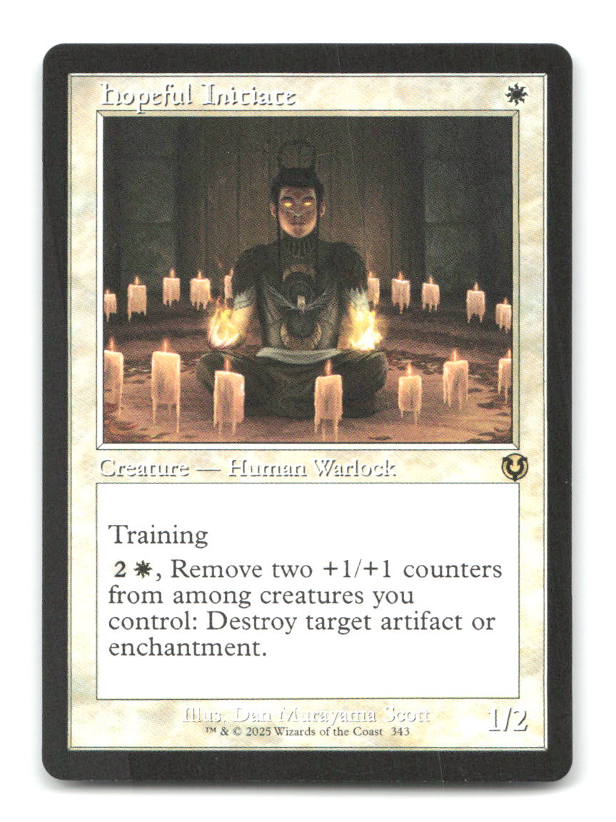 Hopeful Initiate (Retro Frame) 343 INR Magic: The Gathering NM