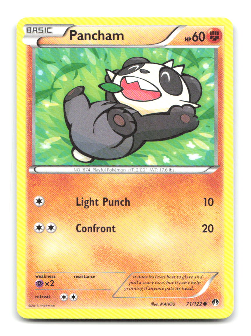 Pancham 71/122 BKP Pokemon LP