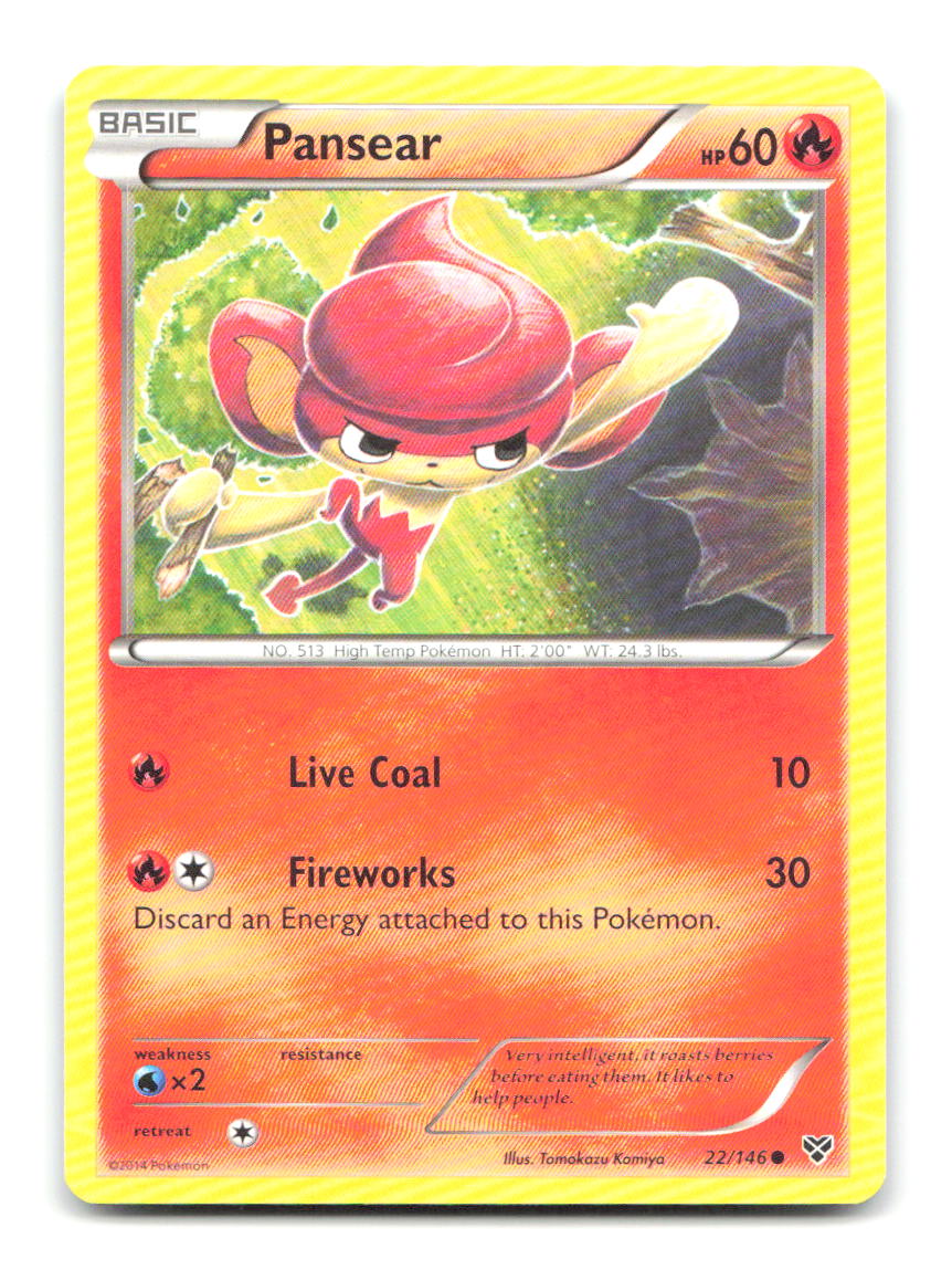 Pansear 22/146 XY Pokemon MP