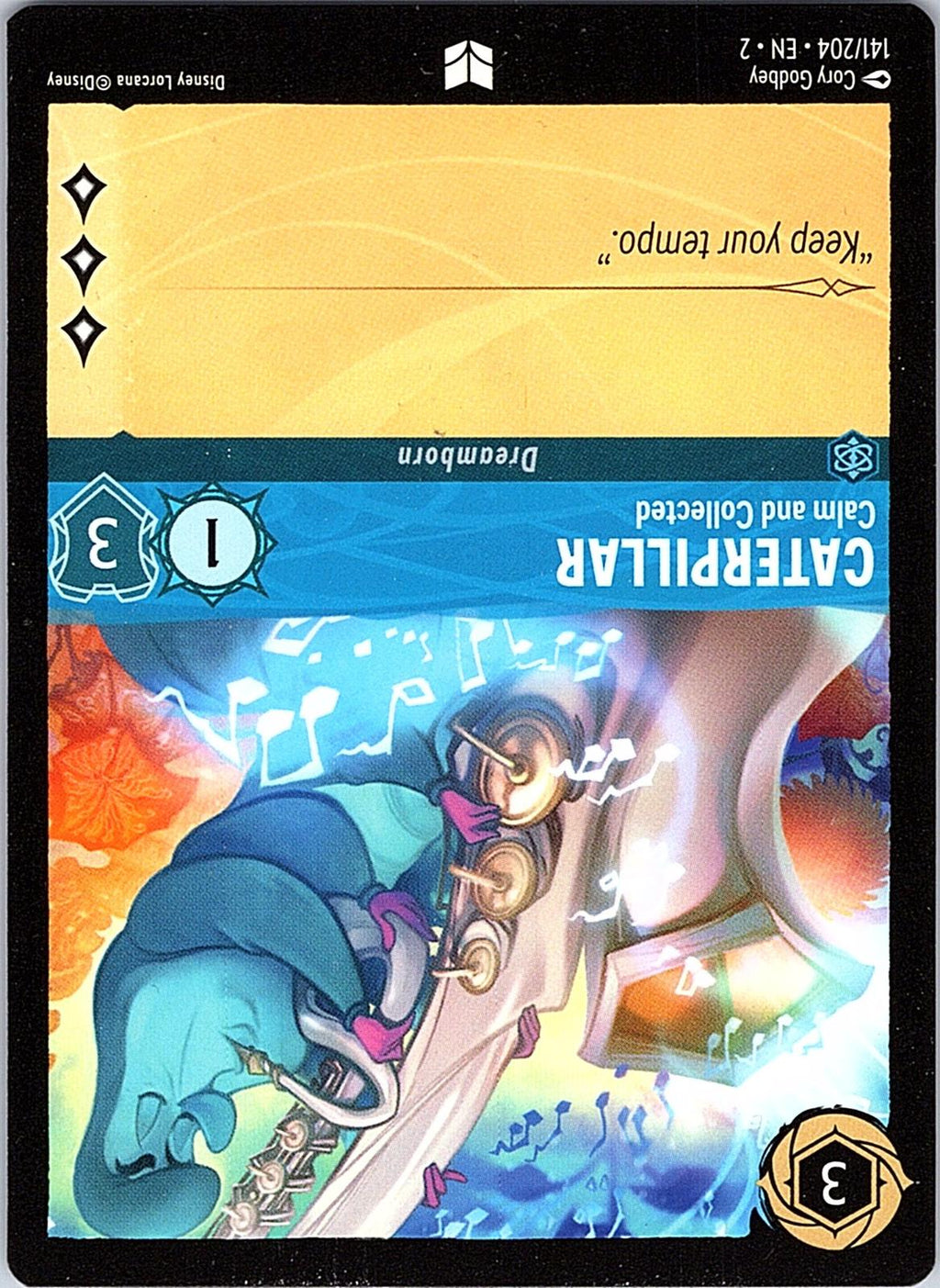 Caterpillar - Calm and Collected 141/204 Rise of the Floodborn Lorcana NM