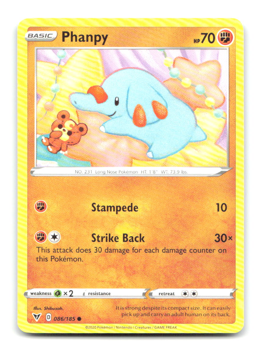 Phanpy 086/185 VIV Pokemon LP
