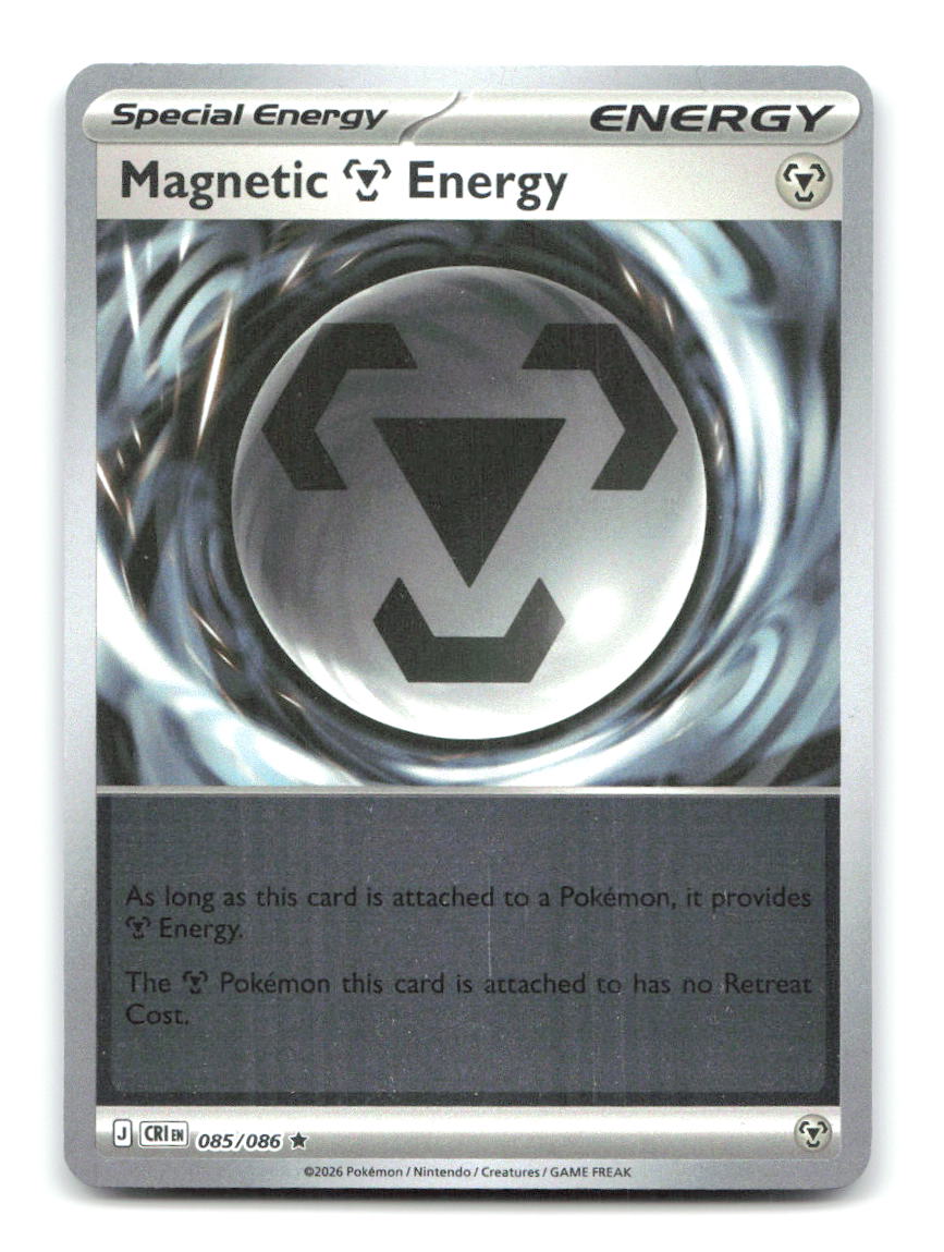 Magnetic M Energy 085/086 ME04 Pokemon Reverse Holo NM