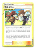 Red & Blue 202/236 Uncommon Cosmic Eclipse Pokemon Lightly Played