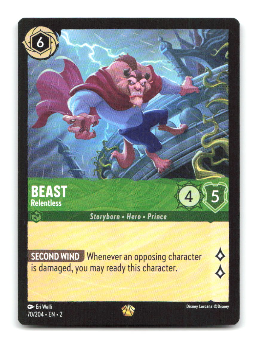 Beast - Relentless 70/204 2 Lorcana NM