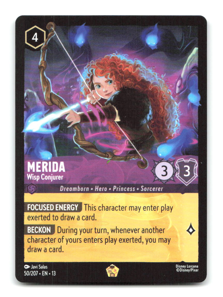 Merida - Wisp Conjurer 50/204 13 Lorcana NM