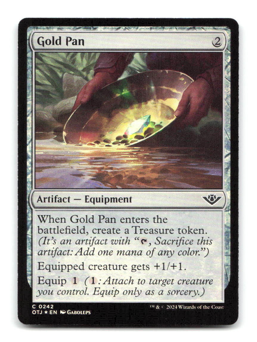 Gold Pan 242 OTJ Magic: The Gathering Foil NM