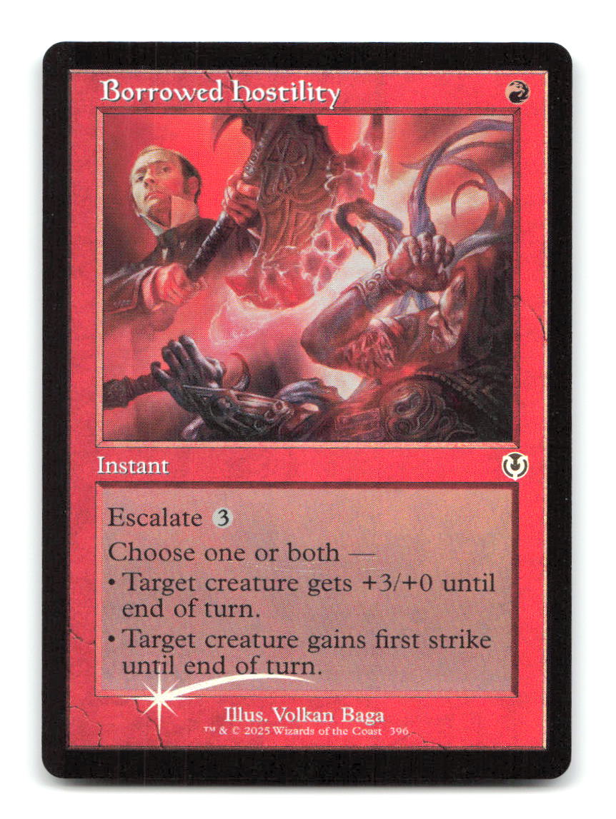 Borrowed Hostility (Retro Frame) 396 INR Magic: The Gathering Foil NM