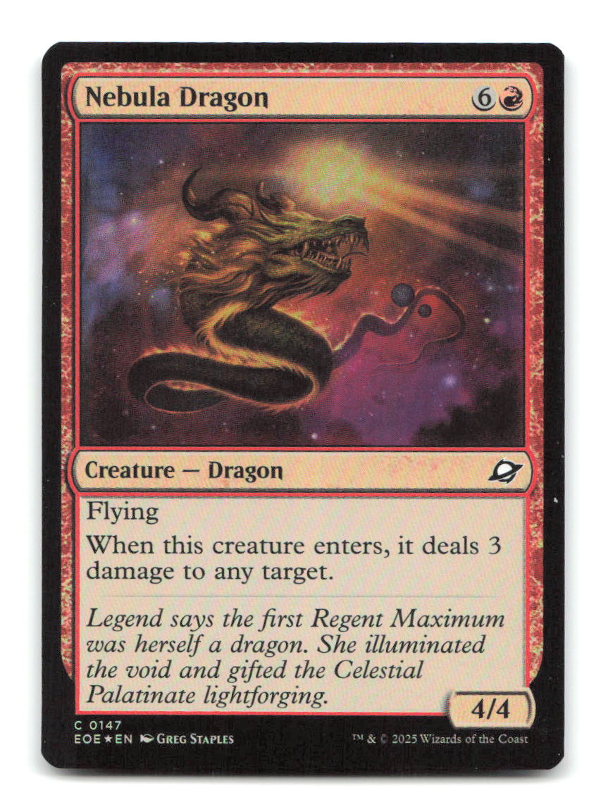 Nebula Dragon 147 EOE Magic: The Gathering Foil NM