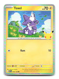 Toxel 058/128 30C Pokemon Holo NM