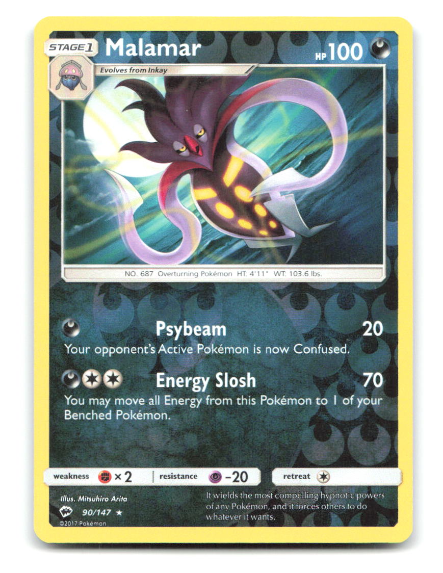 Malamar 90/147 BUS Pokemon Reverse Holo LP