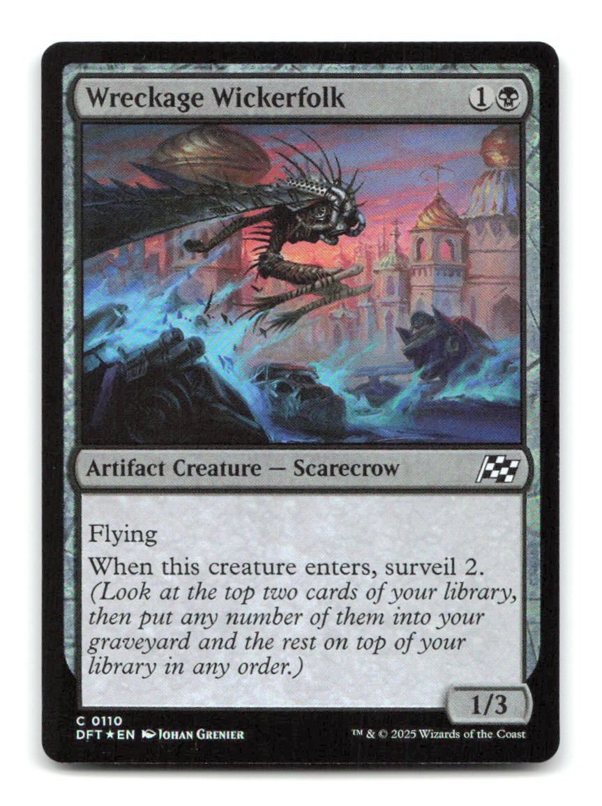Wreckage Wickerfolk 110 DFT Magic: The Gathering Foil NM