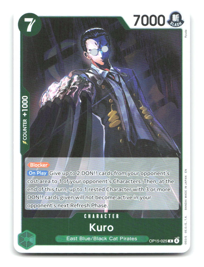 Kuro OP15-025 EB04 One Piece Foil NM