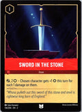 Sword in the Stone 136/204 Uncommon Rise of the Floodborn Lorcana Near Mint