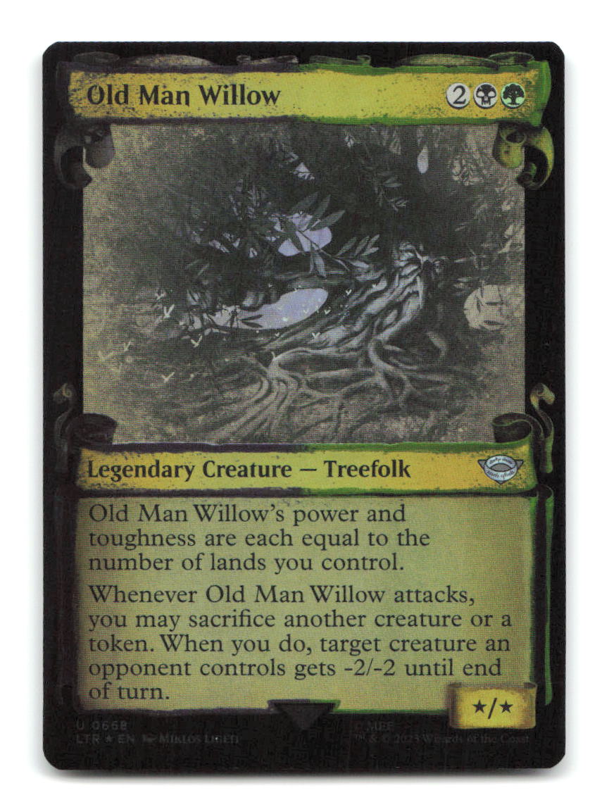 Old Man Willow (Showcase Scrolls) 668 LTR Magic: The Gathering Foil NM