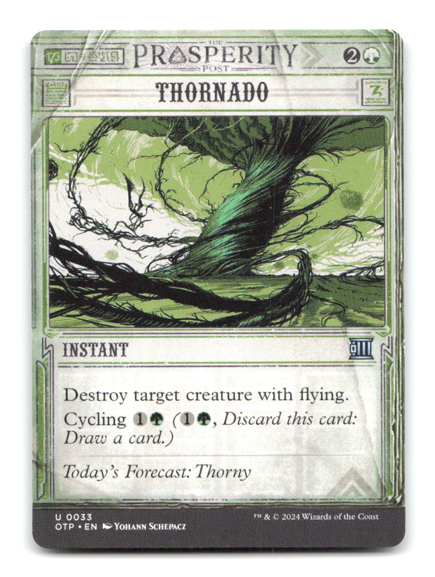 Thornado 33 Outlaws of Thunder Junction: Breaking News Magic: The Gathering NM