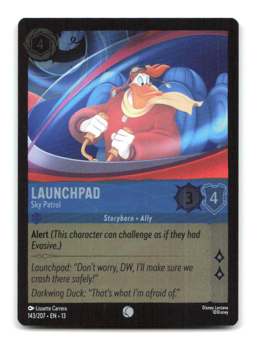 Launchpad - Sky Patrol 143/204 13 Lorcana Cold Foil NM
