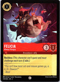 Felicia - Always Hungry 107/204 Common Rise of the Floodborn Lorcana Near Mint