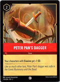 Peter Pan's Dagger 135/204 Common Rise of the Floodborn Lorcana Near Mint