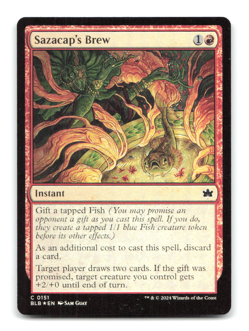 Sazacap's Brew 151 BLB Magic: The Gathering Foil NM