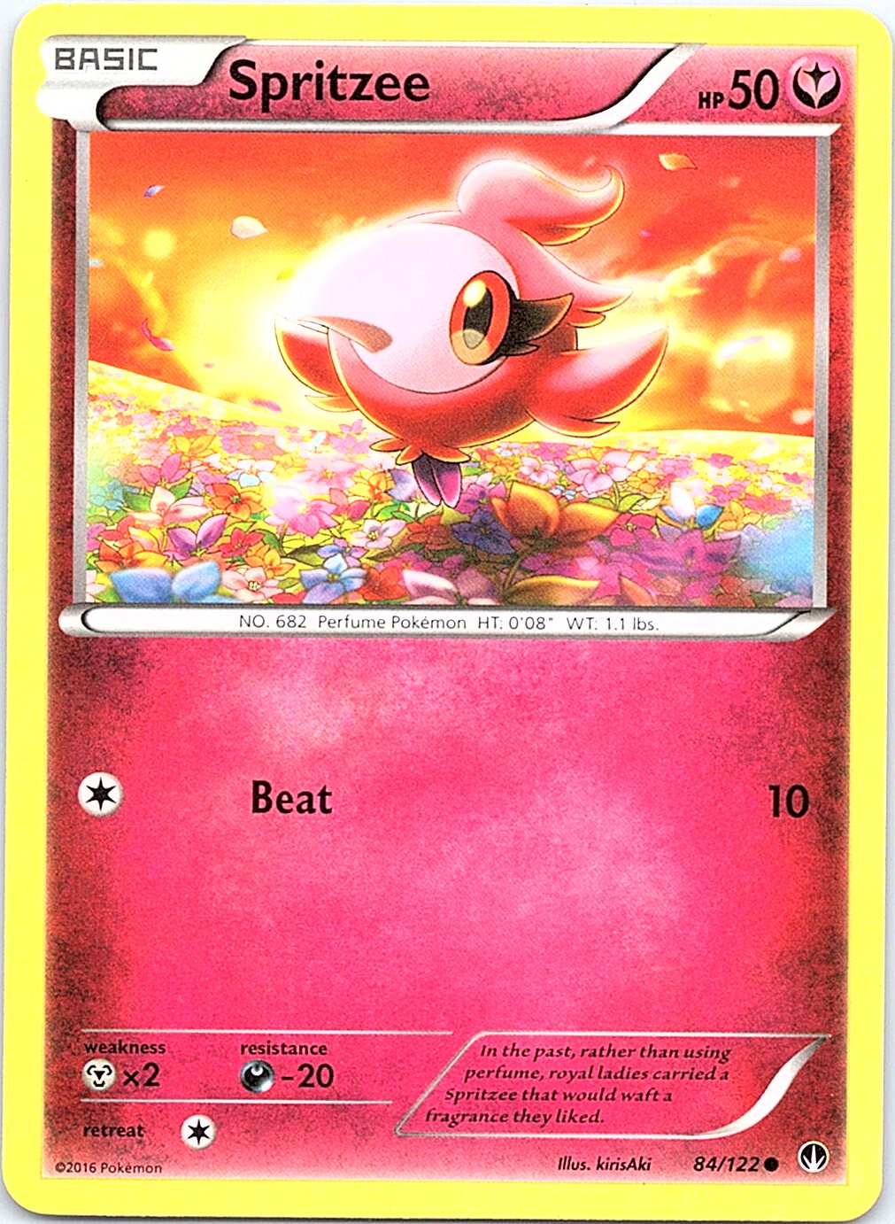 Spritzee 84/122 Common BREAKpoint Pokemon Lightly Played