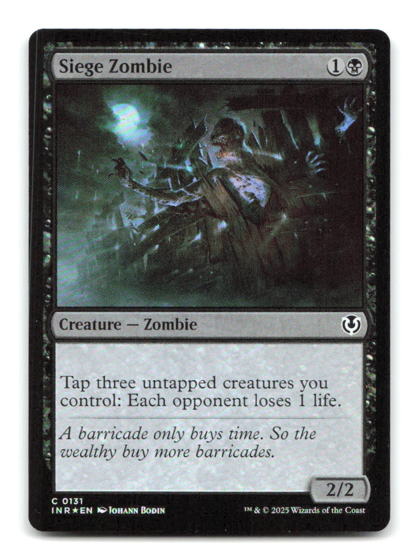 Siege Zombie 131 INR Magic: The Gathering Foil NM