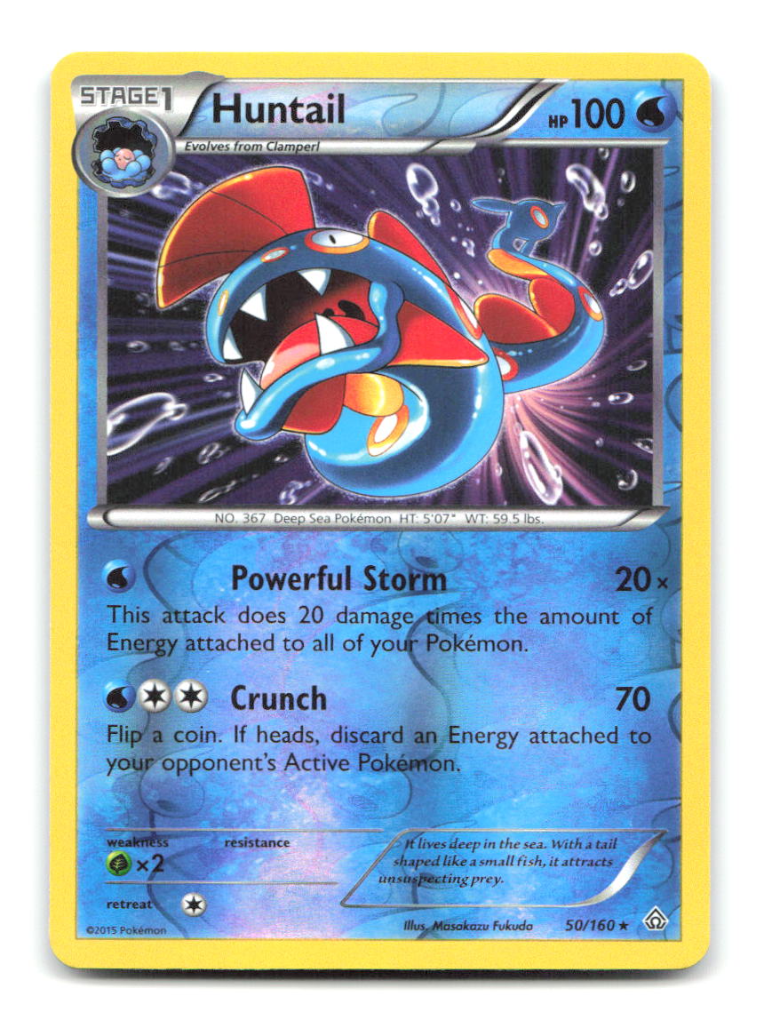 Huntail 50/160 PRC Pokemon Reverse Holo LP