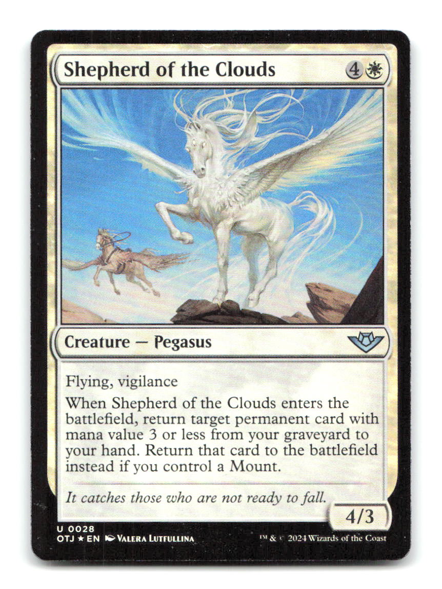 Shepherd of the Clouds 28 OTJ Magic: The Gathering Foil NM
