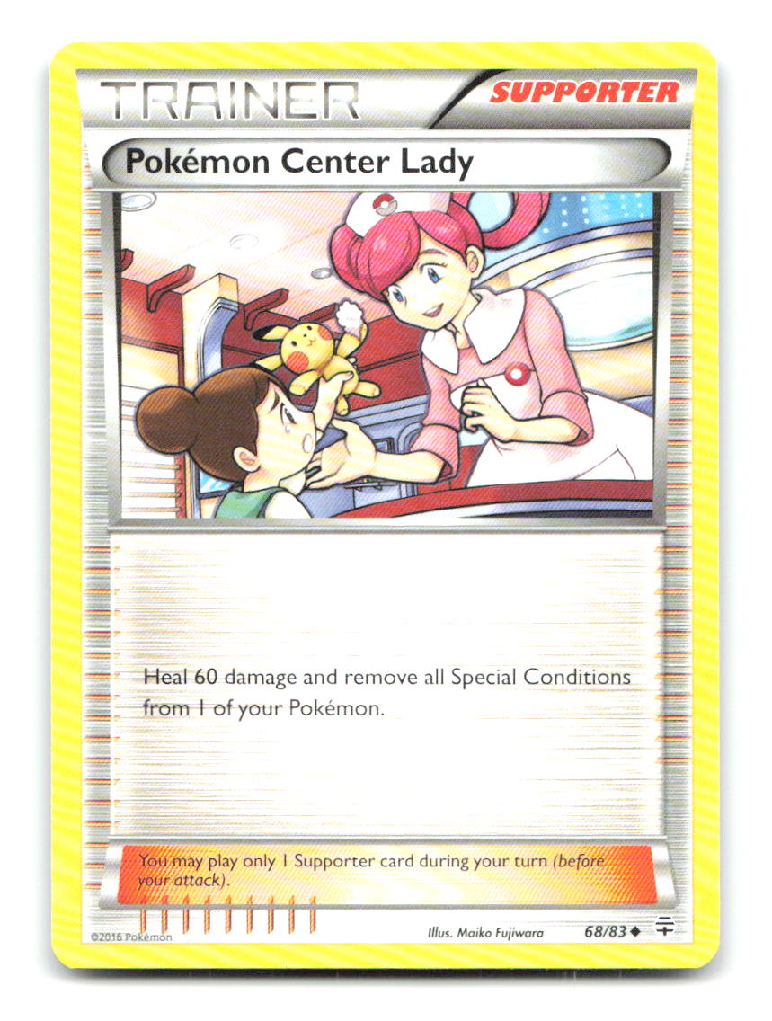 Pokemon Center Lady 68/83 Uncommon Generations Pokemon Lightly Played