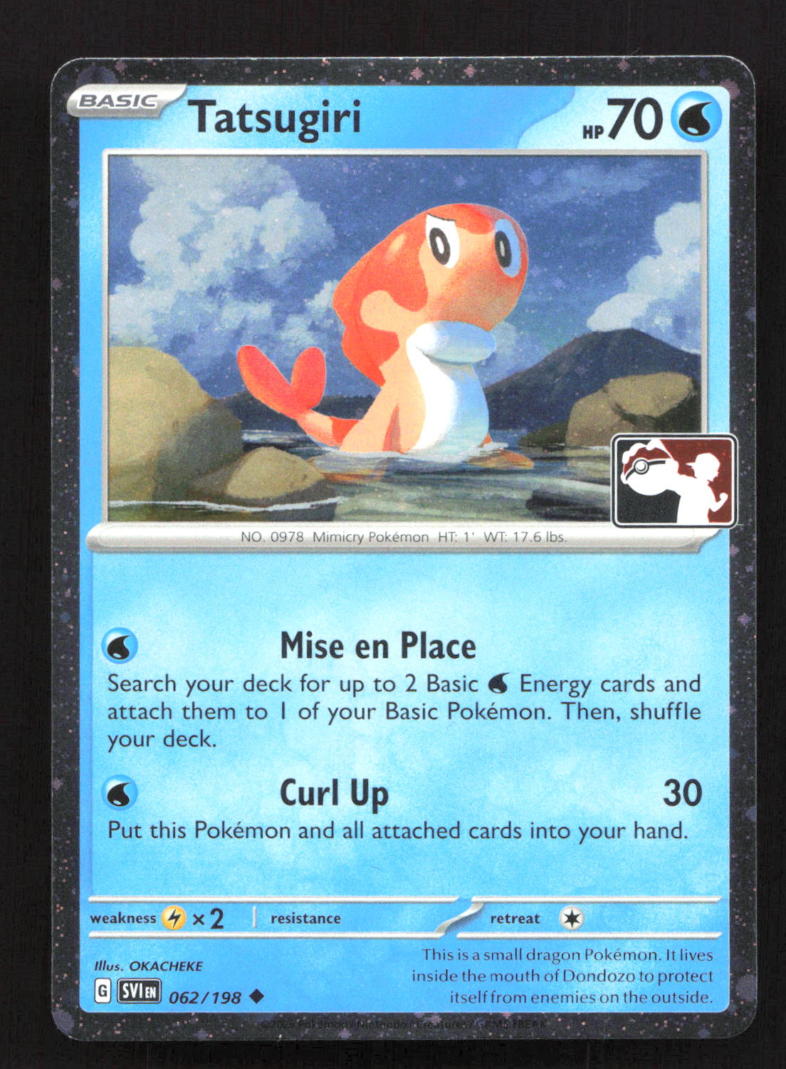 Tatsugiri 062/198 Uncommon Prize Pack Series Cards Pokemon Holo Lightly Played
