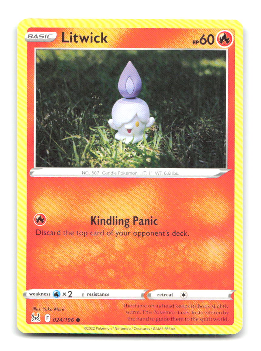 Litwick 024/196 LOR Pokemon LP