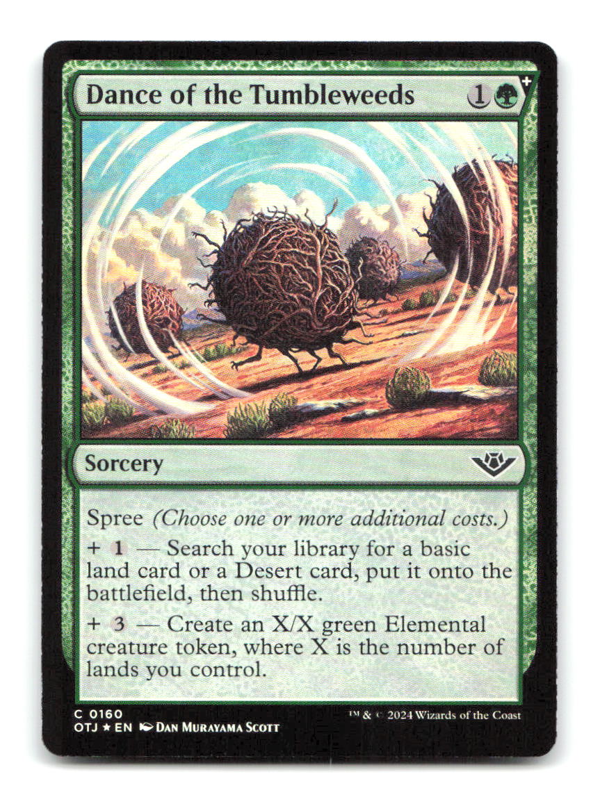 Dance of the Tumbleweeds 160 OTJ Magic: The Gathering Foil NM