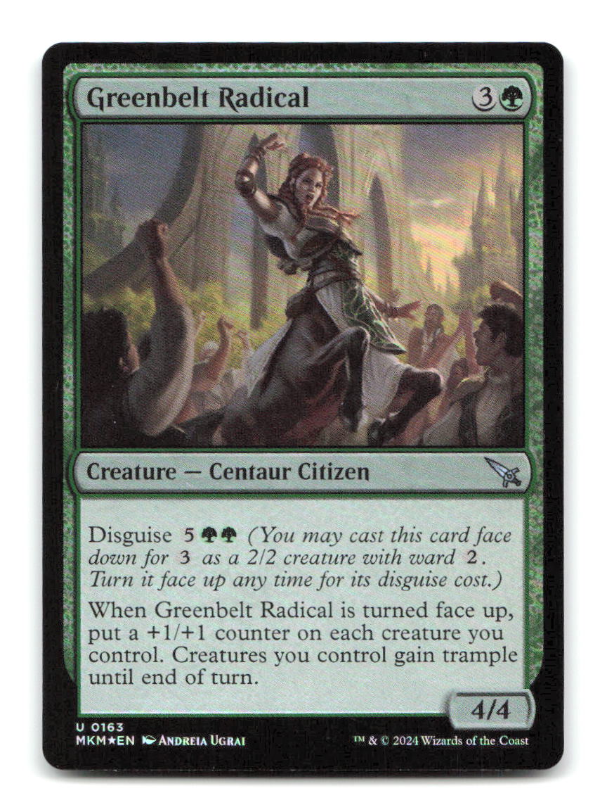 Greenbelt Radical 163 MKM Magic: The Gathering Foil NM