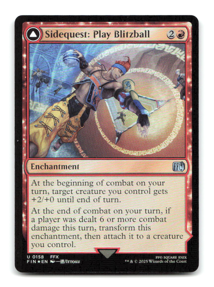 Sidequest: Play Blitzball 158 FIN Magic: The Gathering Foil NM