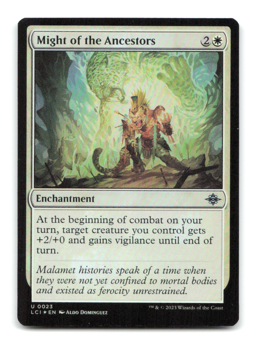 Might of the Ancestors 23 LCI Magic: The Gathering Foil NM