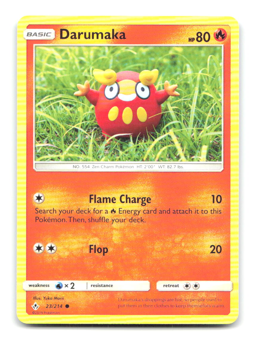 Darumaka 23/214 C Unbroken Bonds Pokemon LP