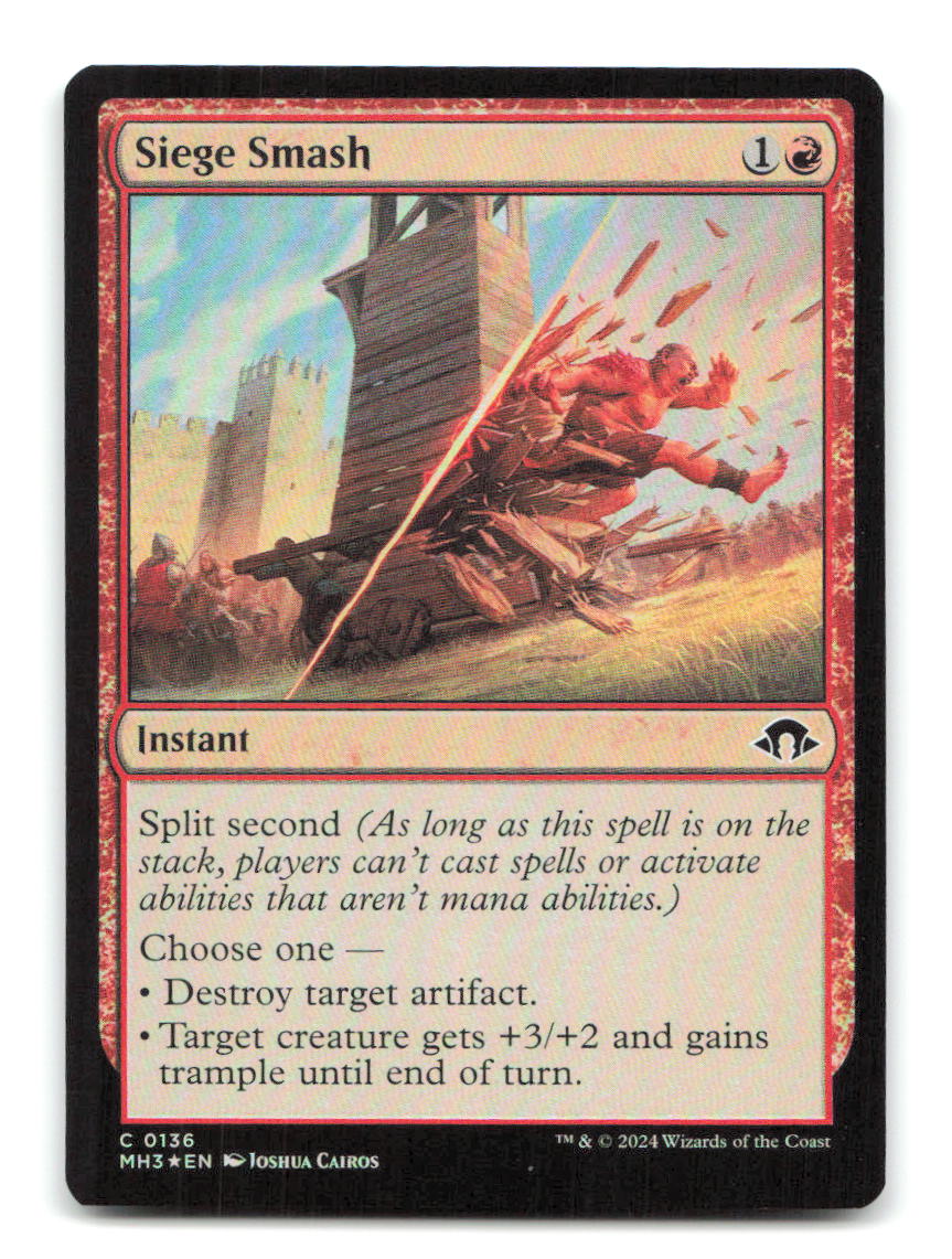 Siege Smash 136 MH3 Magic: The Gathering Foil NM