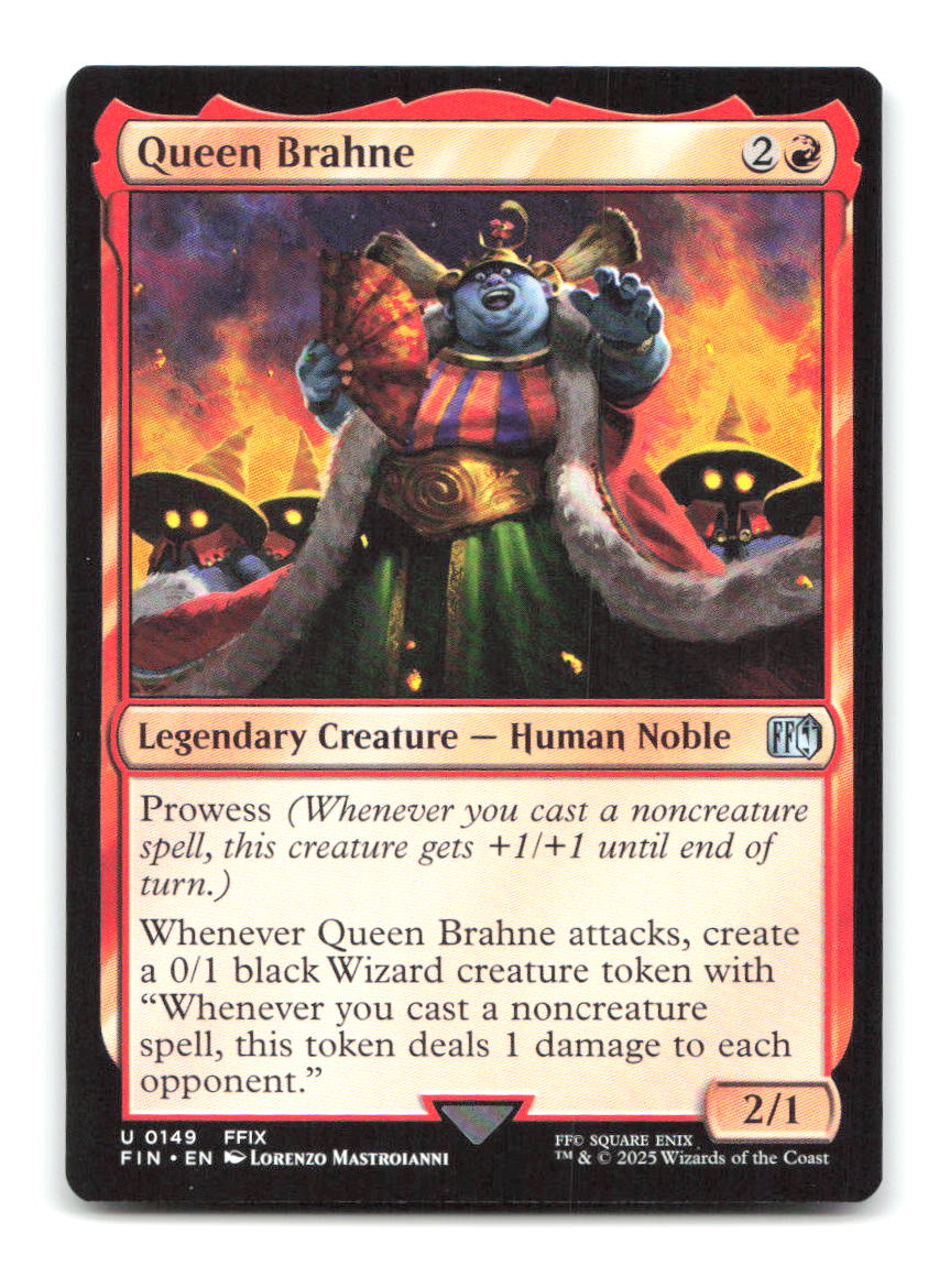 Queen Brahne 149 UC FINAL FANTASY Magic: The Gathering NM