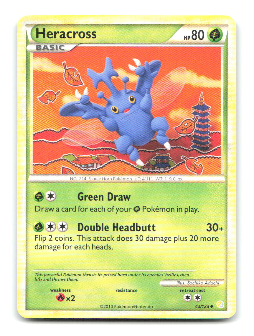 Heracross 43/123 HS Pokemon MP