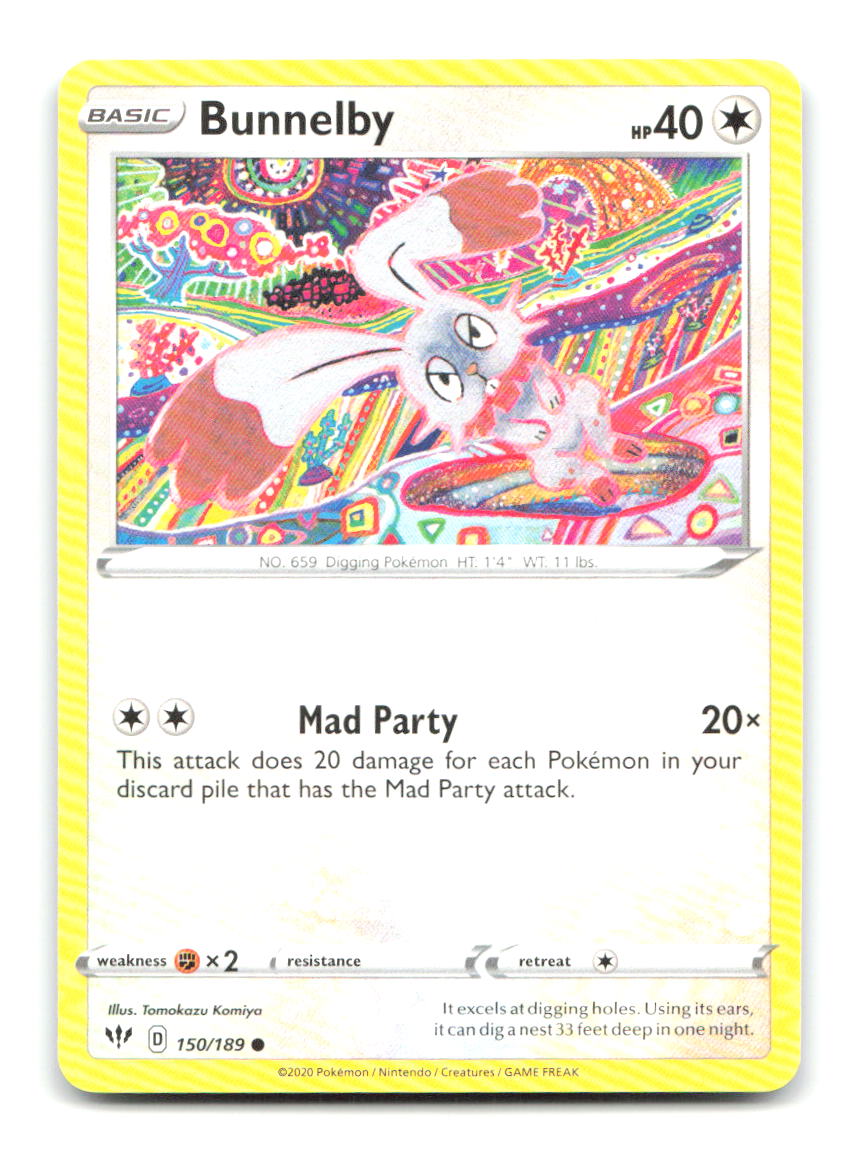 Bunnelby 150/189 DAA Pokemon LP