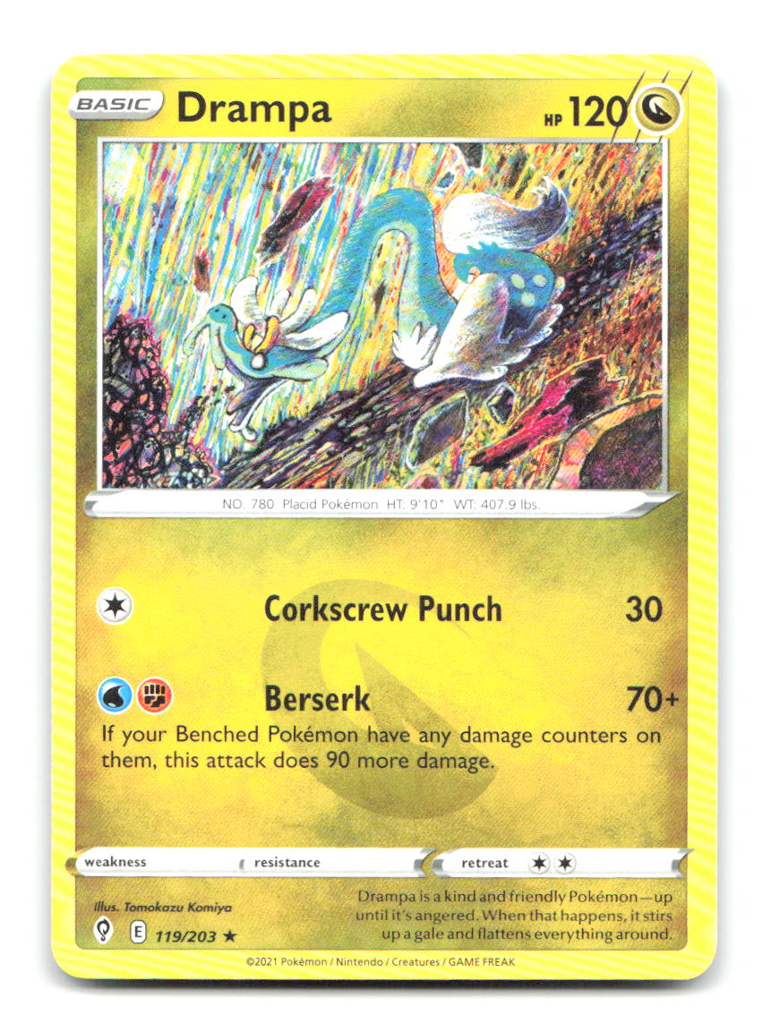 Drampa 119/203 EVS Pokemon LP