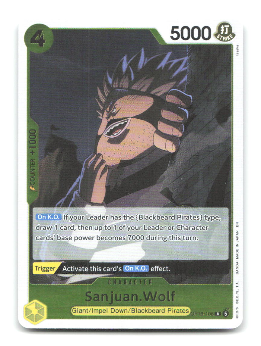 Sanjuan.Wolf OP16-106 OP16 One Piece Foil NM
