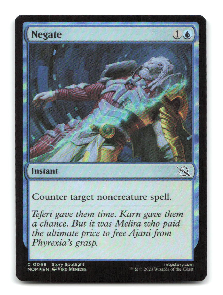Negate 68 MOM Magic: The Gathering Foil NM