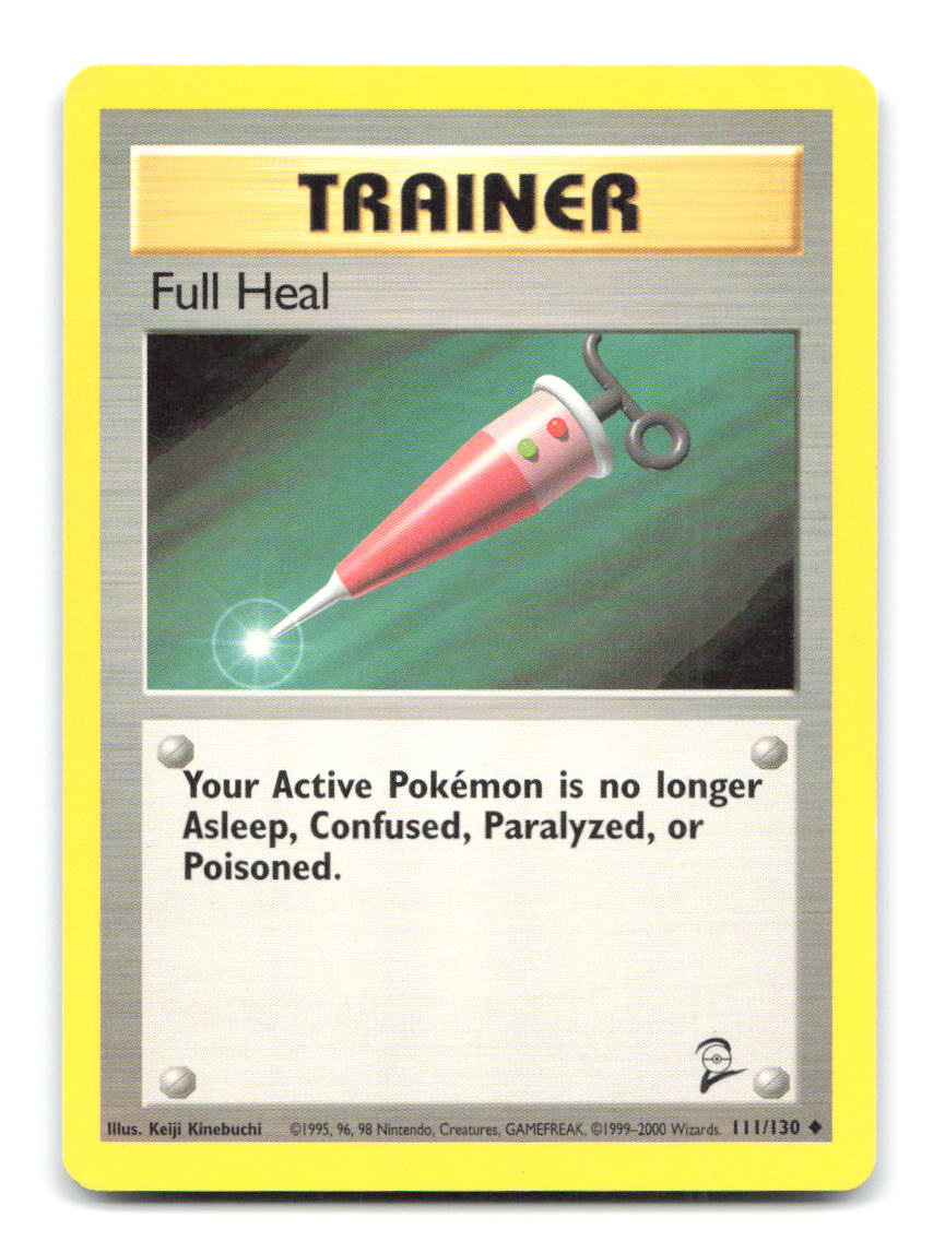 Full Heal 111/130 B2 Pokemon HP