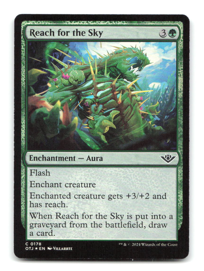 Reach for the Sky 178 OTJ Magic: The Gathering Foil NM