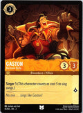 Gaston - Baritone Bully 8/204 Uncommon Rise of the Floodborn Lorcana Near Mint