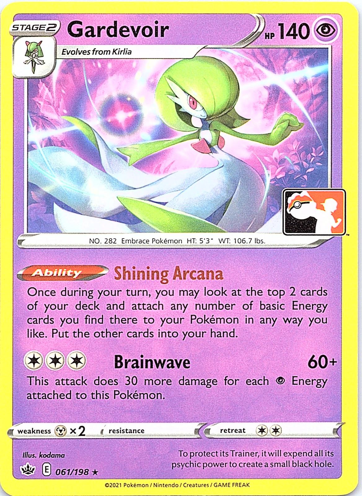 Gardevoir 061/198 Rare Prize Pack Series Cards Pokemon Lightly Played