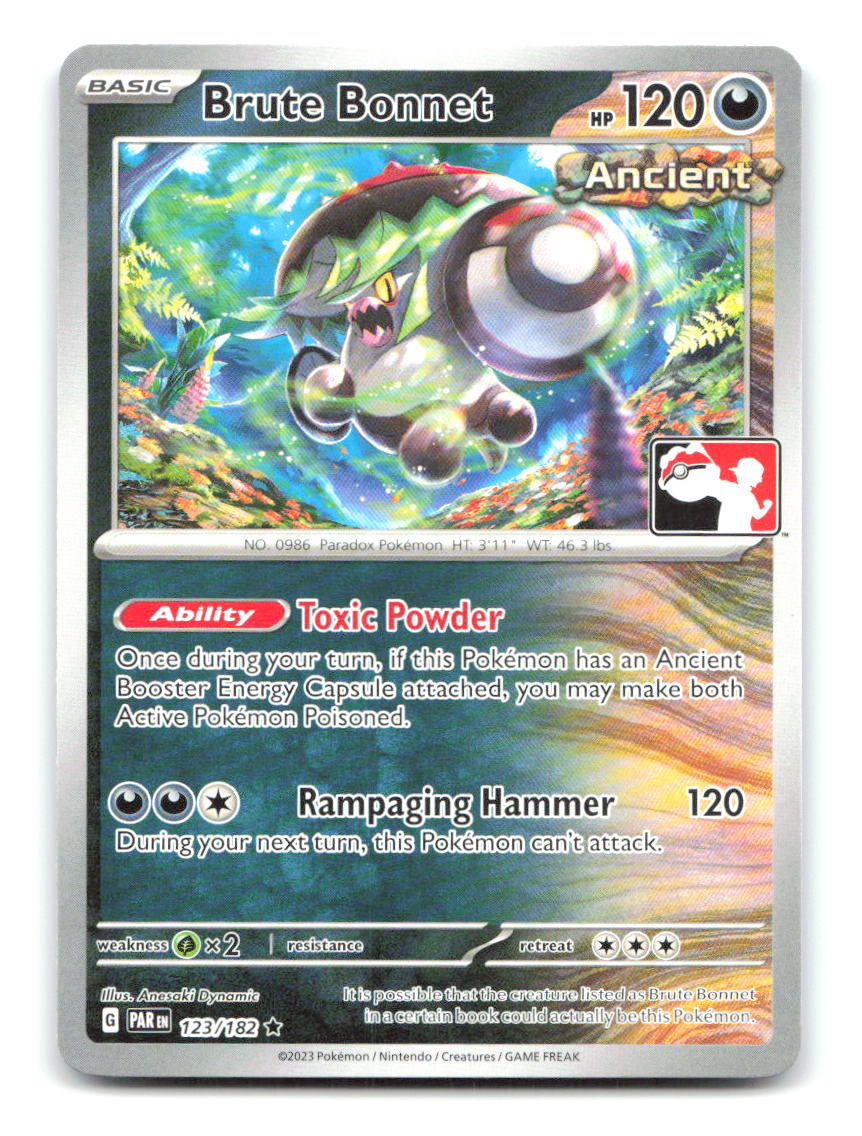 Brute Bonnet 123/182 Pokemon NM