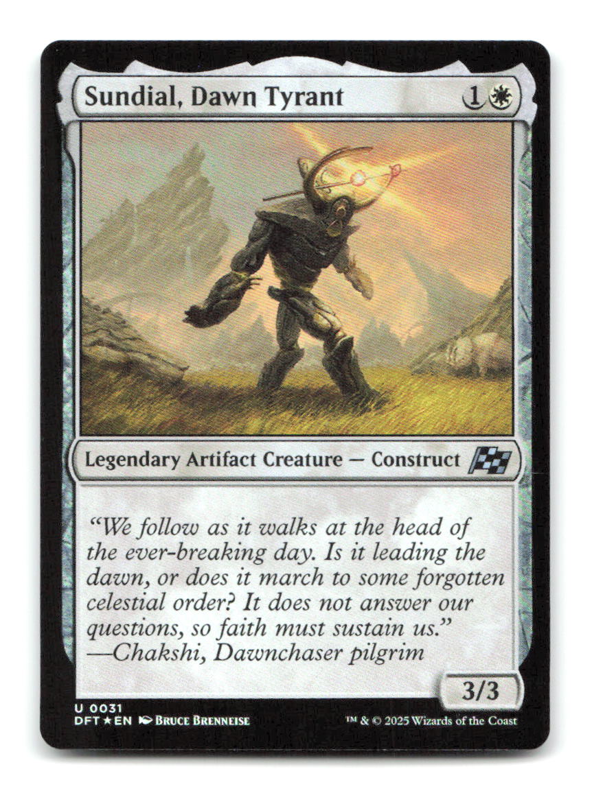 Sundial, Dawn Tyrant 31 DFT Magic: The Gathering Foil NM